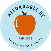 Affordable UF Fall 2026 badge